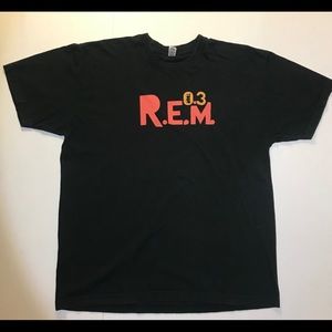 R.E.M. 2003 Black Tour Shirt